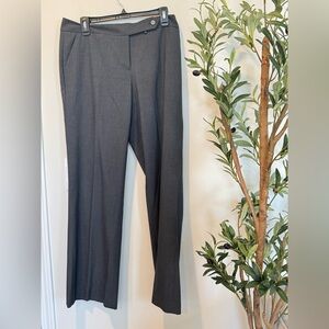 Calvin Klein  Gray Dress Pants Elegant High-Waisted Design